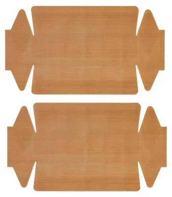 Produktbild von Set mit 2 wiederverwendbaren Backblechen, Backmatten, Backpapier, Backpapier für Kastenformen, hitzebeständig, antihaftbeschichtet, spülmaschinenfest