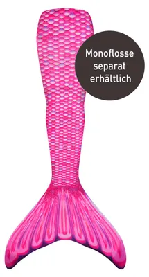 Produktbild von Fin Fun Stoff OHNE MONOFLOSSE, Malibu Pink, Youth L (134-143)
