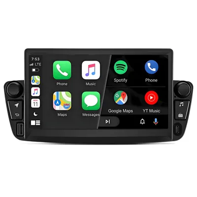 Image de Autoradio Android 15 de 7 pouces pour Peugeot 107, Toyota Aygo, Citroën C1 (2005-2014), avec 2 Go de RAM et 64 Go de stockage, compatible avec CarPlay et Android Auto sans fil, GPS et Bluetooth
