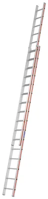 Produktbild von Hymer Schiebeleiter, zweiteilig, 2x16 Sprossen, Länge 4,58 / 8,22 m, Reichhöhe 8,98 m, Gewicht 20,6 kg