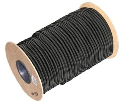VOREL Elastische Flechtschnur 8 mm x 100 m mit Gummikern