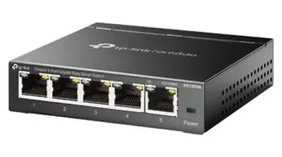 Produktbild von TP-Link Omada ES205G, Managed, Gigabit Ethernet (10/100/1000), Wandmontage