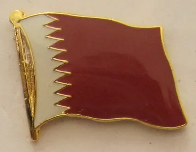 Produktbild von Katar Qatar Pin Anstecker Flagge Fahne Nationalflagge