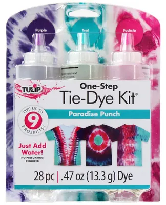 Image de Tulip Tie-Dye Kit Paradise Punch Set de peinture textile créative