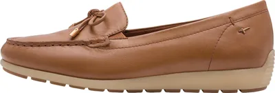 Produktbild von Tamaris Comfort Damen Slipper Leder Mokassin weit geschnitten 8-84600-44, Größe:40 EU, Farbe:Braun
