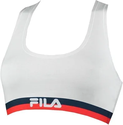 Zdjęcie produktu dla Fila FU6048 Woman Bra White S Bielizna do fitnessa