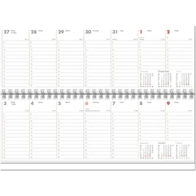 Produktbild von Querkalender 30x10cm 1 Woche/Seite Kalendarium 2027
