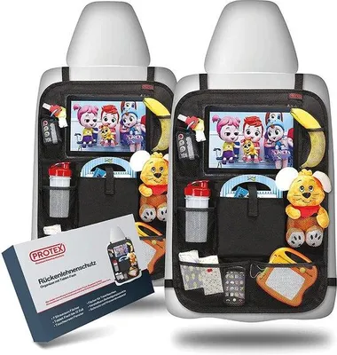 Produktbild von Rugleuningschutz 2-teilig schwarz wasserdicht Auto Organizer