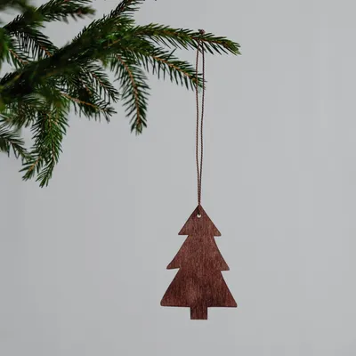 Produktbild von Holzanhänger Tannenbaum Mulseryd: braun