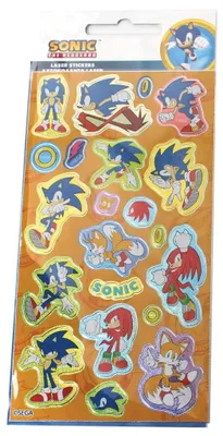 Produktbild von Sonic the Hedgehog Hologramm-Aufkleber-Set von SEGA
