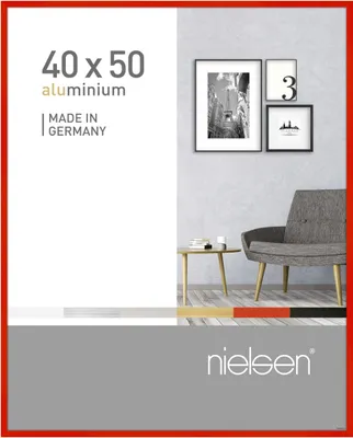 Produktbild von nielsen Aluminium Bilderrahmen Pixel, 40x50 cm, Tornado Rot