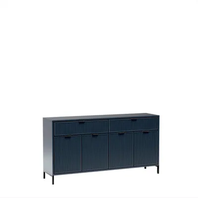 Image de Minio, commode, sideboard "Asti" 165 cm, couleur indigo