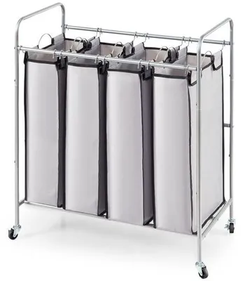 Produktbild von Famanu Waswagen mit 4 herausnehmbaren Taschen - Tragfähigkeit 20 kg
