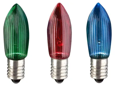 Produktbild von Ersatzkerzen 16V 3W, 3Stk Riffelkerzen E10, für 15 Brennstellen innen 914733