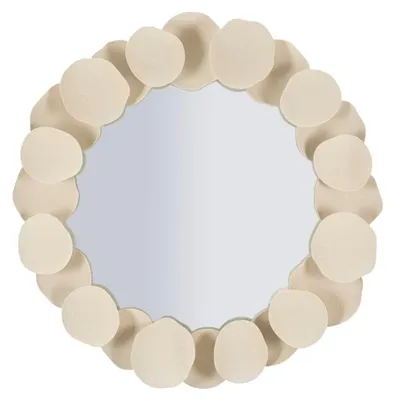 Produktbild von Dekorativer runder Wandspiegel 85 cm Dune