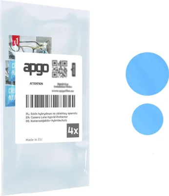 Produktbild von apgo 4 Stück Hybrid Kameraschutz, Kamera-Schutzglas kompatibel mit Doogee X97 Pro, Linsenschutz, 9H Härte, Schutz für Kameraobjektiv, Anti-Kratzer, transparent