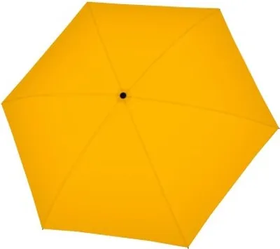 Image de doppler parapluie de poche parapluie Fiber Mini Compact Uni Gold Fusion jaune foncé