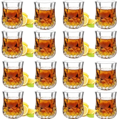 Productafbeelding van Shotglas met zware basis, 60 ml inhoud, 5,9 cm hoog, geschikt voor tequila en likeuren