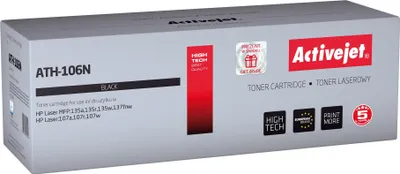 Immagine prodotto di Activejet ATH-106N toner (replacement for HP 106A W1106A; Supreme; 1000 pages; black)