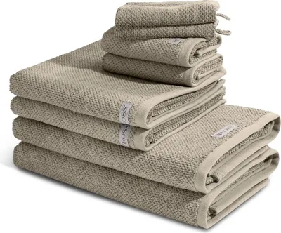 Produktbild von Ross Selection 2 X Wasch- 2 X Gäste- 2 X Dusch- 2 X Handtuch im Set Frottee aus Bio Baumwolle 540 g/m², Weich saugstark und schnell trocknend, Gewebte Bordüre in vielen Farben
