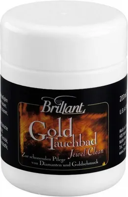 Produktbild von Brillant Goldtauchbad 200ml Reinigung und Pflege von Diamanten und Goldschmuck