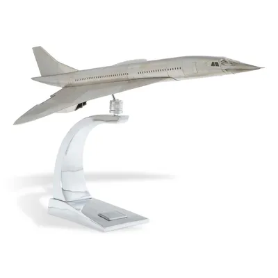 Image de Authentic Models - Concorde - Maquette d'avion - Aluminium - Argent - 38x86x46cm