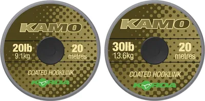 Produktbild von Korda Kamo Coated Hooklink 20m - Vorfachmaterial, Tragkraft:20lbs/9.1kg