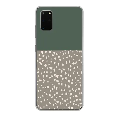 Produktbild von MuchoWow® Handyhülle Schutzhülle Hülle für Samsung Galaxy S20 Plus Polka dot - Grün - Muster Silikon Softcase Handy Hülle - Hartschale