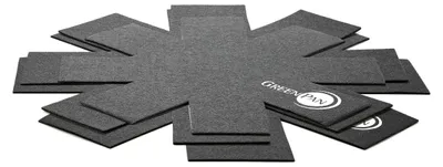 Pfannenbeschützer aus Filz, 3-teilig, Schwarz, S/M/L