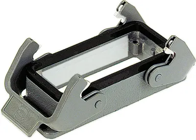 Produktbild von HARTING Han 16B HvE Anbaugehäuse niedrig mit 2 Querbügeln - 1 Stück
