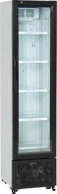 Produktbild von Umluft-Kühlschrank mit Thermoglastür - 182 Liter, LED-Innenbeleuchtung