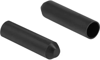 Produktbild von DeLOCK 19762, Schrumpfschlauch, Schwarz, Polyolefin, 7 cm, 2 Stück(e), 90 - 130 °C