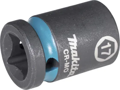 Obrázek produktu pro Nástrčný klíč E-16134 Impact Black 1/2inch O.D.17mm krátký