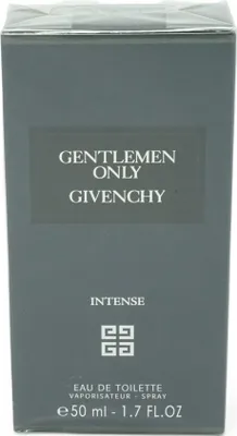 A close-up shot of a perfume box.
