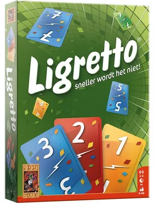 Produktbild von 999 Spiele - Ligretto: Grün- Kartenspiel - Alle spielen gleichzeitig - Familienspiel - Brettspiel - Aktionsspiel - Kleines Geschenk - Weihnachtsgeschenk