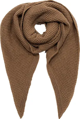 Produktbild von Faera Eleganter Dreiecks-Schal Unifarben Weich und Warm Größe One Size