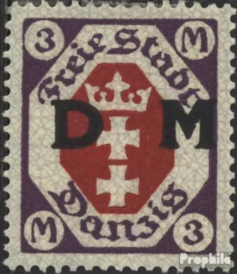 Produktbild von Briefmarken Danzig 1921 Mi D14 Gefälligkeitsentwertung gestempelt Dienstmarke