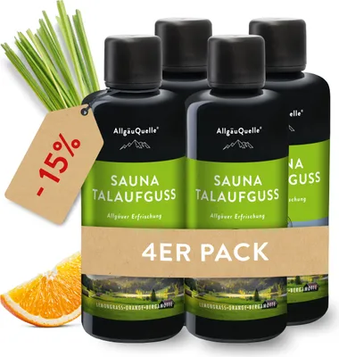 Produktbild von Saunaaufguss Talaufguss Saunaduft mit Lemongrass, Orange und Bergamotte