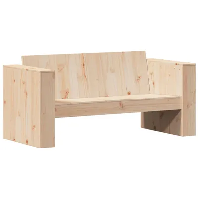 Produktbild von vidaXL Gartensofa 2-Sitzer 134x60x62 cm Massivholz Kiefer