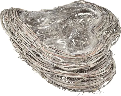 Produktbild von Pflanzschale Herzform aus Rattan für stilvolle Dekorationen