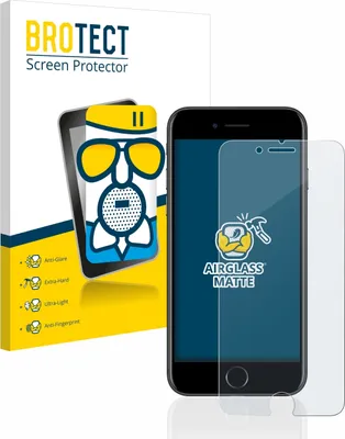 Produktbild von BROTECT Entspiegelungs Schutzglas für Apple iPhone 7 / 8 Schutzfolie Panzer Folie Glas Display Schutz matt
