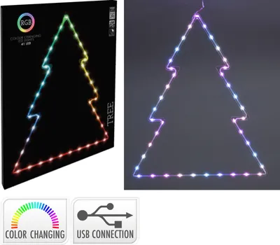 Immagine prodotto di Albero 41 LED arcobaleno - Nampook