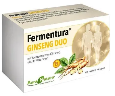 Produktbild von Auranatura Fermentura Ginseng Duo Kapseln 60 St