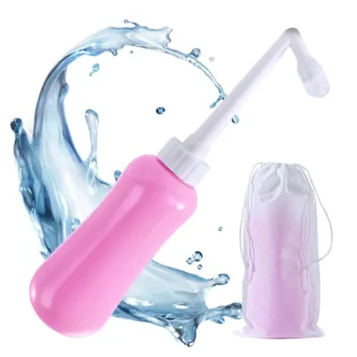 Produktbild von Hand-Bidet Sprühflasche 500ML Tragbare Intimhygiene Reise-WC Dusche Unterwegs