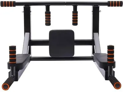 Productafbeelding van Famanu 3-in-1 Fitnessapparaat - Optrekstang, dipstation, buikspiertrainer - Zwart