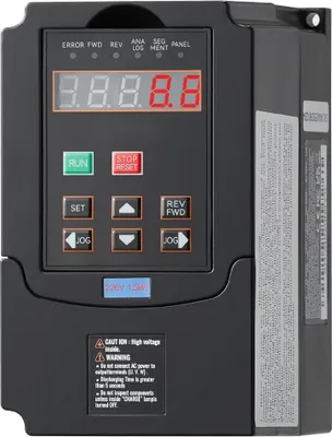 Obrázek produktu pro Frekvenční měnič VFD 1,5 kW - 7,5 A - 1/3fázový vstup na 3fázový výstup - Vysoce výkonný frekvenční měnič
