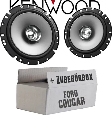 Produktbild von Lautsprecher Boxen Kenwood KFC-S1756 - 16,5cm Koax Auto Einbauzubehör - Einbauset passend für Ford Cougar Front Heck - justSOUND