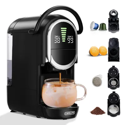 Kaffeekapselmaschine 4-in-1, 19 bar, Cold Brew, kompakt