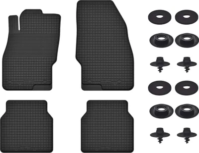 Produktbild von Gummimatten Mit Stoppern Für: Nissan Pathfinder R51 (2004-2014) Schwarz Set