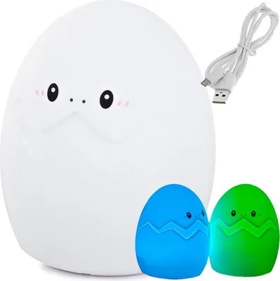 Obrázok produktu pre Verk 24075 Nočná RGB lampička dotyková vajíčko USB 1200mAh